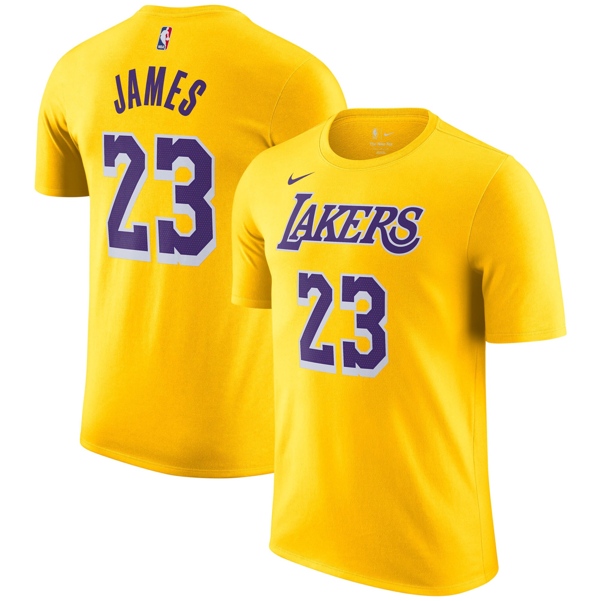 mens los angeles lakers lebron james nike gold icon 202223 name  number t-shirt – Genuine NBA Hats & Jerseys for Fans