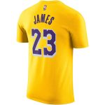 mens los angeles lakers lebron james nike gold icon 202223 name  number t-shirt – Genuine NBA Hats & Jerseys for Fans