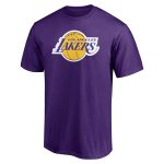 mens los angeles lakers purple primary logo t-shirt – Genuine NBA Hats & Jerseys for Fans