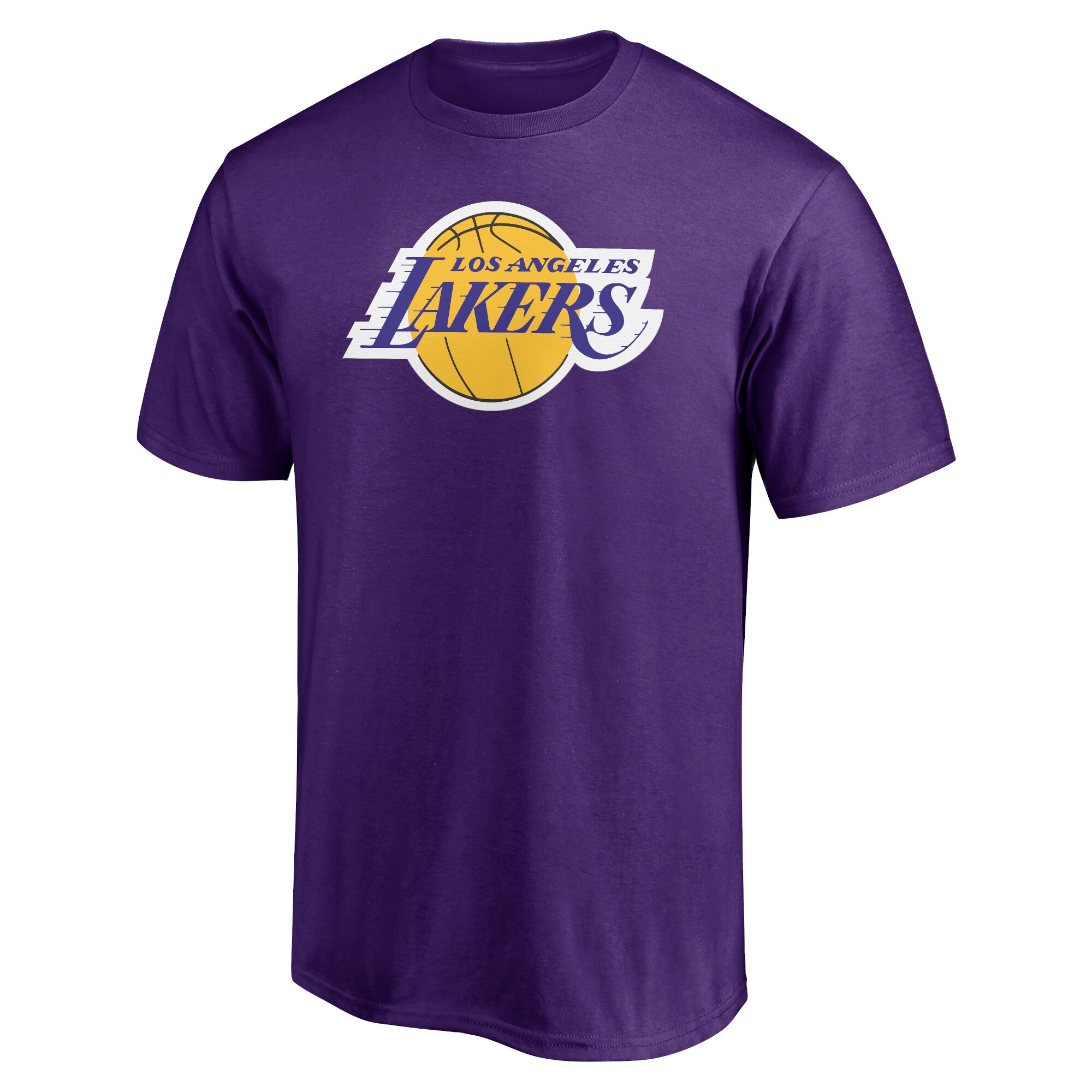 mens los angeles lakers purple primary logo t-shirt – Genuine NBA Hats & Jerseys for Fans