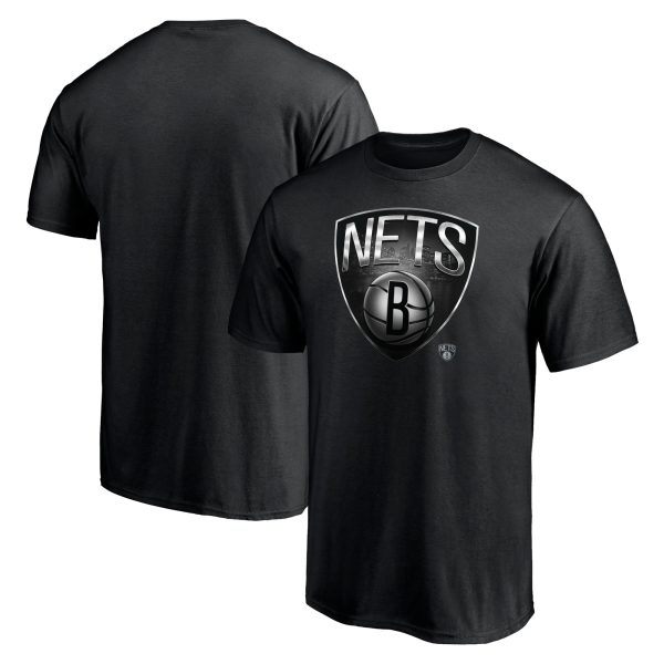 mens brooklyn nets black midnight mascot t-shirt – Genuine NBA Hats & Jerseys for Fans