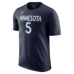 mens minnesota timberwolves anthony edwards nike navy icon 202223 name  number t-shirt – Genuine NBA Hats & Jerseys for Fans