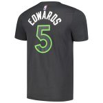 mens minnesota timberwolves anthony edwards jordan brand charcoal 202223 statement edition name  number t-shirt – Genuine NBA Hats & Jerseys for Fans