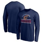 mens cleveland cavaliers navy team arch knockout long sleeve t-shirt – Genuine NBA Hats & Jerseys for Fans