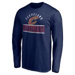mens cleveland cavaliers navy team arch knockout long sleeve t-shirt – Genuine NBA Hats & Jerseys for Fans