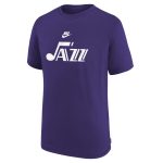 youth utah jazz nike nba purple 202324 classic edition authentic pregame shooting t-shirt – Genuine NBA Hats & Jerseys for Fans