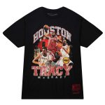 mens houston rockets tracy mcgrady mitchell  ness black hardwood classics bling concert player t-shirt – Genuine NBA Hats & Jerseys for Fans