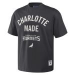 mens charlotte hornets nba x staple anthracite heavyweight oversized t-shirt – Genuine NBA Hats & Jerseys for Fans
