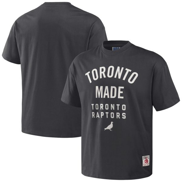 mens toronto raptors nba x staple anthracite heavyweight oversized t-shirt – Genuine NBA Hats & Jerseys for Fans