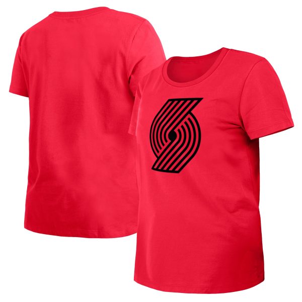 womens portland trail blazers new era red 202324 city edition t-shirt – Genuine NBA Hats & Jerseys for Fans