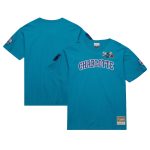 mens charlotte hornets mitchell  ness teal hardwood classics nights premium t-shirt – Genuine NBA Hats & Jerseys for Fans