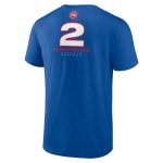 mens detroit pistons cade cunningham blue behind the back name  number t-shirt – Genuine NBA Hats & Jerseys for Fans