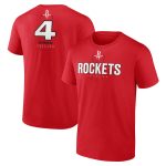 mens houston rockets jalen green red behind the back name  number t-shirt – Genuine NBA Hats & Jerseys for Fans