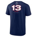 mens washington wizards jordan poole navy behind the back name  number t-shirt – Genuine NBA Hats & Jerseys for Fans