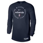 mens washington wizards nike navy 202425 legend on-court practice long sleeve t-shirt – Genuine NBA Hats & Jerseys for Fans