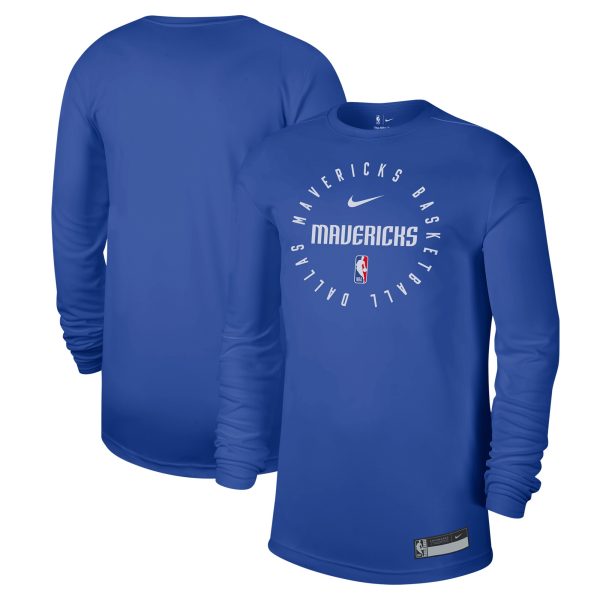 mens dallas mavericks nike blue 202425 legend on-court practice long sleeve t-shirt – Genuine NBA Hats & Jerseys for Fans