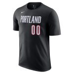 mens portland trail blazers scoot henderson nike black icon edition name  number t-shirt – Genuine NBA Hats & Jerseys for Fans