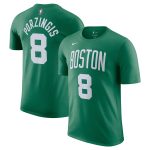 mens boston celtics kristaps porzingis nike kelly green icon edition name  number t-shirt – Genuine NBA Hats & Jerseys for Fans
