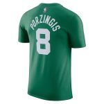 mens boston celtics kristaps porzingis nike kelly green icon edition name  number t-shirt – Genuine NBA Hats & Jerseys for Fans