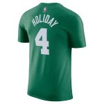 mens boston celtics jrue holiday nike kelly green icon edition name  number t-shirt – Genuine NBA Hats & Jerseys for Fans