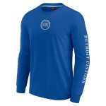 mens detroit pistons fanatics blue elements strive long sleeve t-shirt – Genuine NBA Hats & Jerseys for Fans