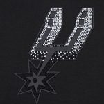 womens san antonio spurs pro standard black jewels boxy cropped t-shirt – Genuine NBA Hats & Jerseys for Fans
