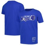 youth orlando magic mitchell  ness blue hardwood classics retro logo t-shirt – Genuine NBA Hats & Jerseys for Fans