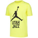 youth utah jazz jordan brand gold essential jumpman logo t-shirt – Genuine NBA Hats & Jerseys for Fans