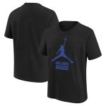 youth orlando magic jordan brand black essential jumpman logo t-shirt – Genuine NBA Hats & Jerseys for Fans