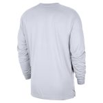 mens philadelphia 76ers nike white 202425 city edition authentic pregame performance long sleeve shooting t-shirt – Genuine NBA Hats & Jerseys for Fans