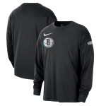 mens brooklyn nets nike black 202425 city edition courtside max90 heavyweight long sleeve t-shirt – Genuine NBA Hats & Jerseys for Fans