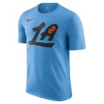 mens la clippers nike blue 202425 city edition essential logo t-shirt – Genuine NBA Hats & Jerseys for Fans