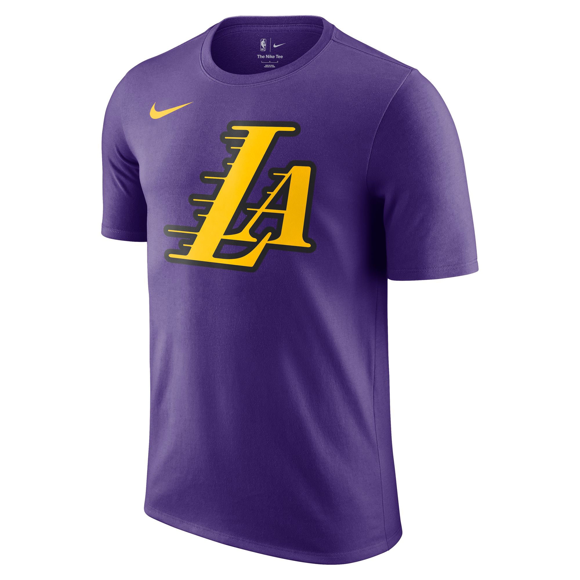 mens los angeles lakers nike purple 202425 city edition essential logo t-shirt – Genuine NBA Hats & Jerseys for Fans
