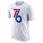 mens philadelphia 76ers nike white 202425 city edition essential logo t-shirt – Genuine NBA Hats & Jerseys for Fans
