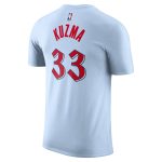mens washington wizards kyle kuzma nike powder blue 202425 city edition name  number t-shirt – Genuine NBA Hats & Jerseys for Fans