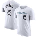 mens minnesota timberwolves anthony edwards nike white 202425 city edition name  number t-shirt – Genuine NBA Hats & Jerseys for Fans