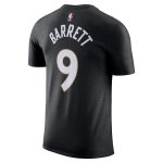 mens toronto raptors rj barrett nike black 202425 city edition name  number t-shirt – Genuine NBA Hats & Jerseys for Fans