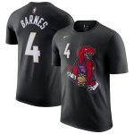mens toronto raptors scottie barnes nike black 202425 city edition name  number t-shirt – Genuine NBA Hats & Jerseys for Fans
