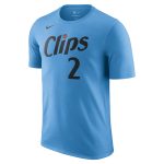 mens la clippers kawhi leonard nike light blue 202425 city edition name  number t-shirt – Genuine NBA Hats & Jerseys for Fans