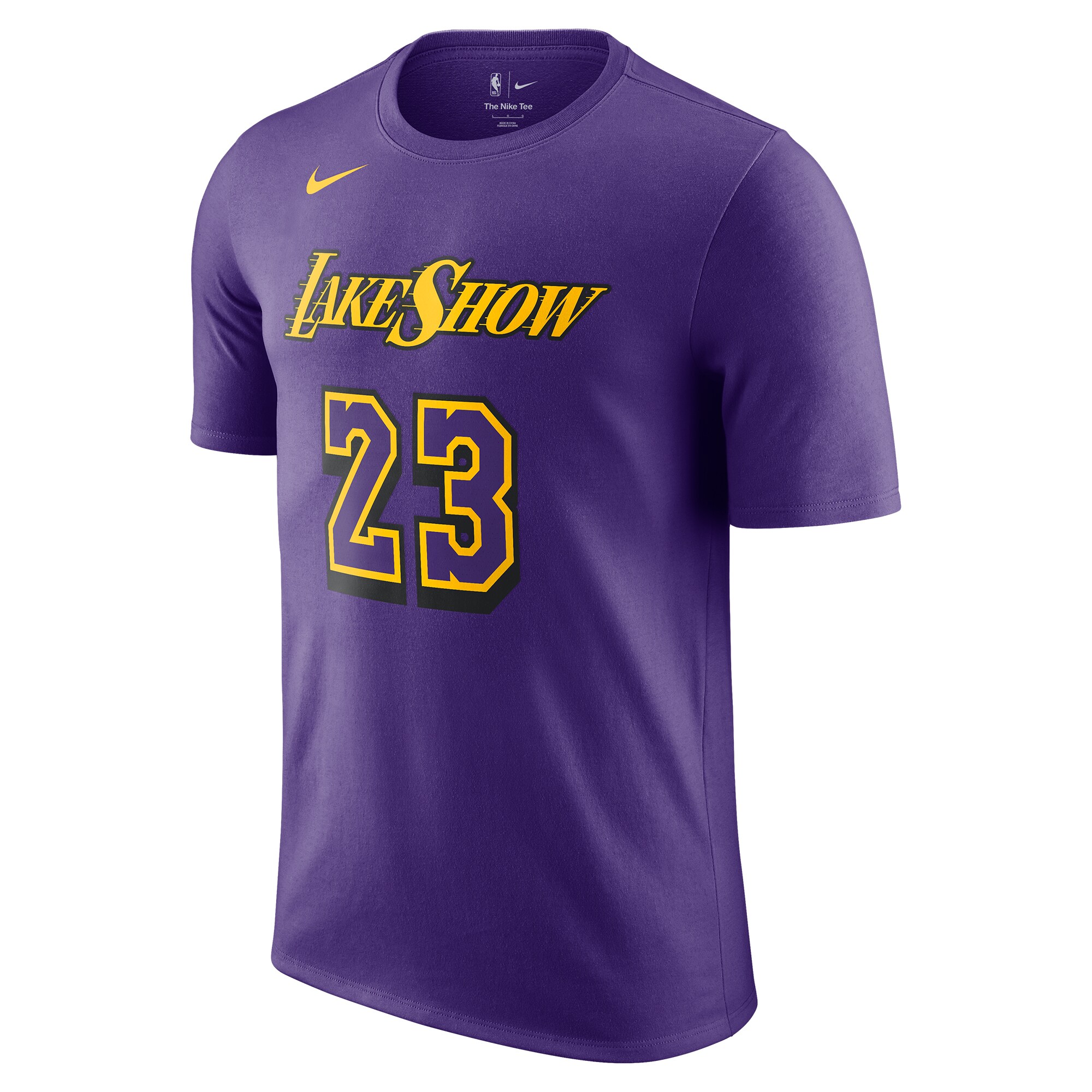 mens los angeles lakers lebron james nike purple 202425 city edition name  number t-shirt – Genuine NBA Hats & Jerseys for Fans
