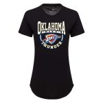 womens oklahoma city thunder sportiqe black phoebe super soft tri-blend t-shirt – Genuine NBA Hats & Jerseys for Fans