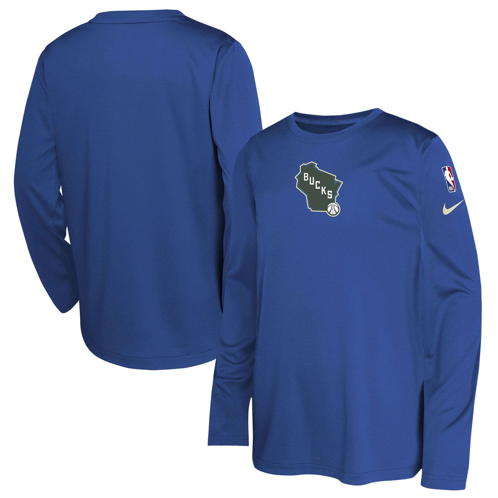 youth milwaukee bucks nike royal 202425 city edition pregame performance long sleeve shooting t-shirt – Genuine NBA Hats & Jerseys for Fans youth milwaukee bucks nike royal 202425 city edition pregame performance long sleeve shooting t-shirt – Genuine NBA Hats & Jerseys for Fans