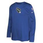 youth milwaukee bucks nike royal 202425 city edition pregame performance long sleeve shooting t-shirt – Genuine NBA Hats & Jerseys for Fans