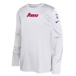 youth philadelphia 76ers nike white 202425 city edition pregame performance long sleeve shooting t-shirt – Genuine NBA Hats & Jerseys for Fans
