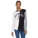 womens san antonio spurs tommy jeans whiteblack amelia color blocked long sleeve t-shirt – Genuine NBA Hats & Jerseys for Fans