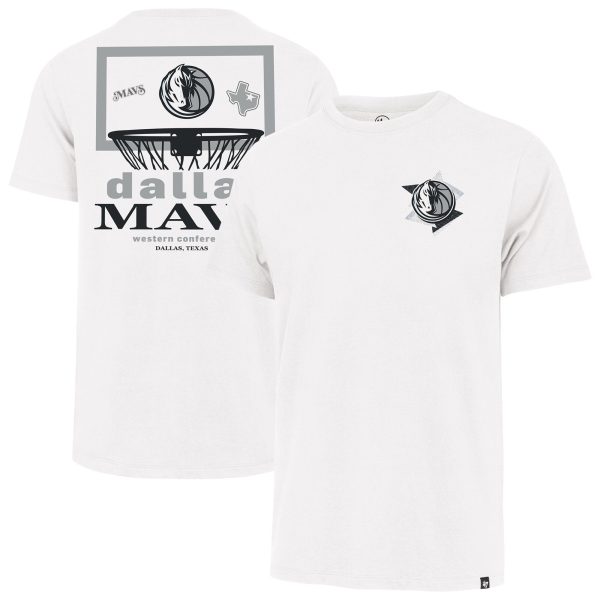 mens dallas mavericks 47 white city edition backboard franklin t-shirt – Genuine NBA Hats & Jerseys for Fans
