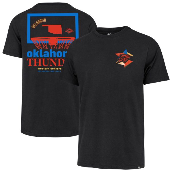 mens oklahoma city thunder 47 black city edition backboard t-shirt – Genuine NBA Hats & Jerseys for Fans