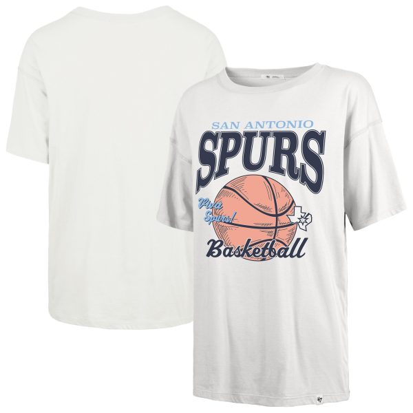 womens san antonio spurs 47 white city edition down court sadie t-shirt – Genuine NBA Hats & Jerseys for Fans