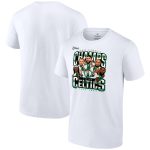 mens boston celtics fanatics white 2024 nba finals champions pull up jumper caricature t-shirt – Genuine NBA Hats & Jerseys for Fans