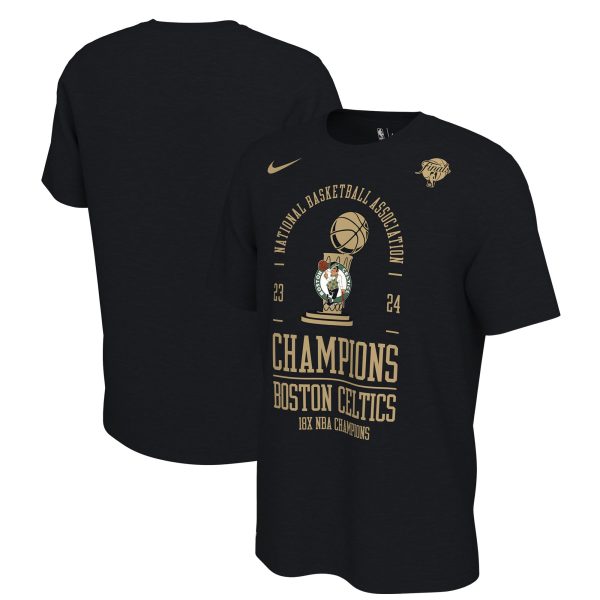mens boston celtics nike black 18-time nba finals champions locker room t-shirt – Genuine NBA Hats & Jerseys for Fans